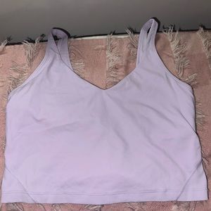 Lululemon Align Tank Lavender Dew size 10